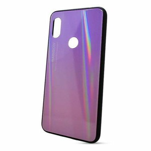 Puzdro Rainbow Glass TPU Honor Play - ružové