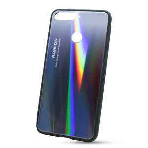 Puzdro Rainbow Glass TPU Huawei Y6 Prime 2018/Honor 7A - čierne