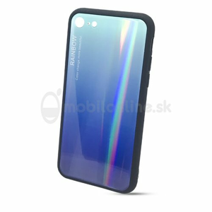 Puzdro Rainbow Glass TPU iPhone 7/8 - modré