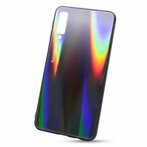 Puzdro Rainbow Glass TPU Samsung Galaxy A7 A750 - čierne
