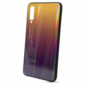 Puzdro Rainbow Glass TPU Samsung Galaxy A7 A750 - fialové
