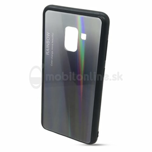 Puzdro Rainbow Glass TPU Samsung Galaxy A8 A530F - čierne