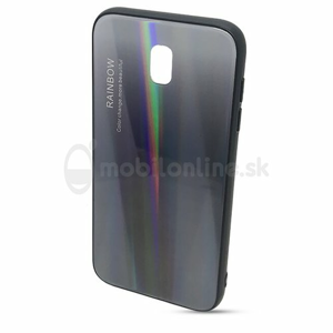 Puzdro Rainbow Glass TPU Samsung Galaxy J3 J330 2017 - čierne