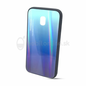 Puzdro Rainbow Glass TPU Samsung Galaxy J3 J330 2017 - modré