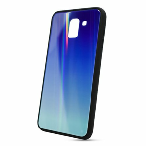 Puzdro Rainbow Glass TPU Samsung Galaxy J6 J600 - modré
