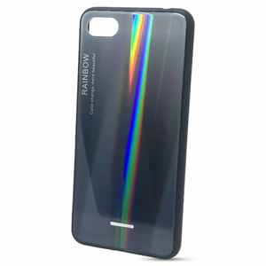 Puzdro Rainbow Glass TPU Xiaomi Redmi 6A - čierne