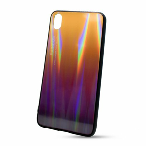 Puzdro Rainbow Glass TPU Xiaomi Redmi 7A - fialové
