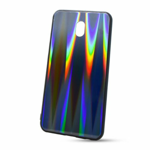 Puzdro Rainbow Glass TPU Xiaomi Redmi 8A - čierne