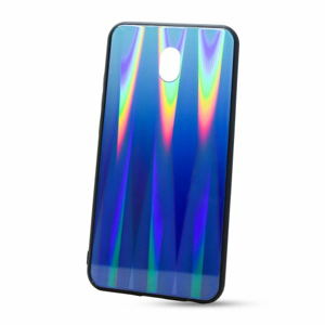 Puzdro Rainbow Glass TPU Xiaomi Redmi 8A - modré