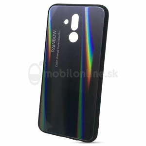 Puzdro Rainbow Glass TPU Xiaomi Redmi Note 6 Pro - čierne