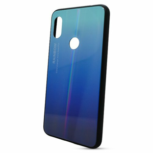 Puzdro Rainbow Glass TPU Xiaomi Redmi Note 6 Pro - modré