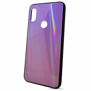 Puzdro Rainbow Glass TPU Xiaomi Redmi Note 6 Pro - ružové