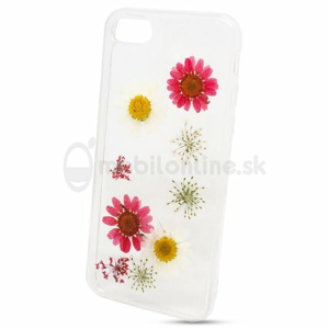 Puzdro Real Flower (skutočné kvety) TPU iPhone 6/6s