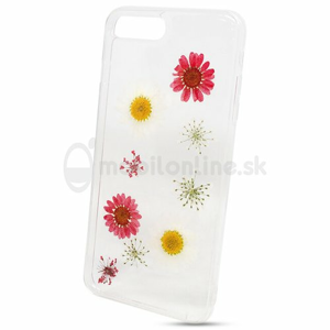 Puzdro Real Flower (skutočné kvety) TPU iPhone 7 Plus/8 Plus