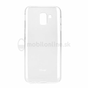 Puzdro Roar Jelly TPU Samsung Galaxy J6 J600 - transparentné