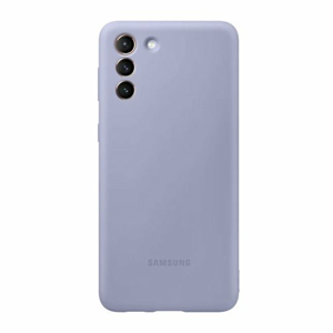 Puzdro Samsung Silikón EF-PG991TVE pre S21 G991 - fialové