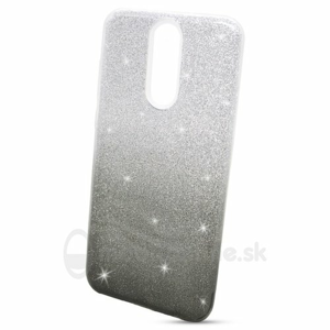 Puzdro Shimmer 3in1 TPU Huawei Mate 10 Lite - strieborno-čierne