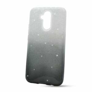 Puzdro Shimmer 3in1 TPU Huawei Mate 20 Lite - strieborno-čierne