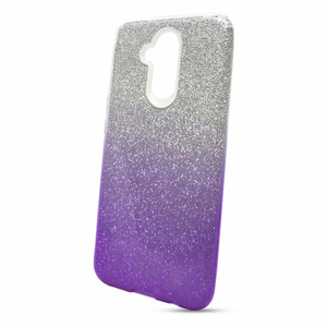 Puzdro Shimmer 3in1 TPU Huawei Mate 20 Lite - strieborno-fialové