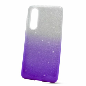 Puzdro Shimmer 3in1 TPU Huawei P30 - streborno-fialové