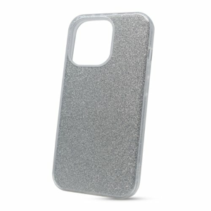 Puzdro Shimmer 3in1 TPU iPhone 13 Mini - strieborné