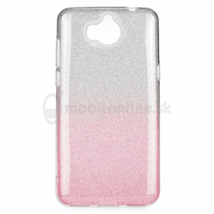 Puzdro Shimmer 3in1 TPU Moto G6 - strieborno-ružové