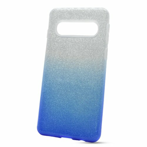 Puzdro Shimmer 3in1 TPU Samsung Galaxy S10 G973 - stieborno-modré