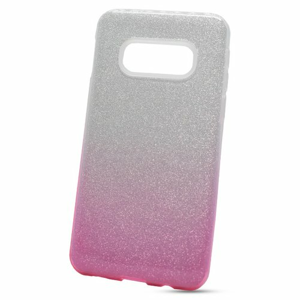 Puzdro Shimmer 3in1 TPU Samsung Galaxy S10e G970 - stieborno-ružové