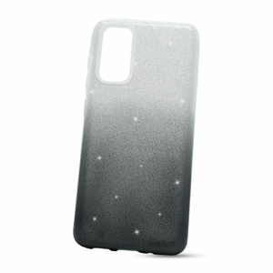 Puzdro Shimmer 3in1 TPU Samsung Galaxy S20 G980 - strieborno-čierne