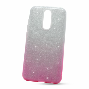 Puzdro Shimmer 3in1 TPU Xiaomi Redmi 8 - strieborno-ružové