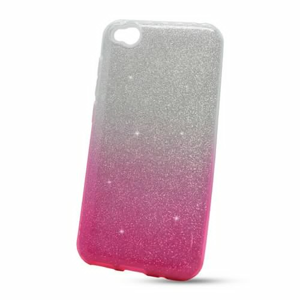Puzdro Shimmer 3in1 TPU Xiaomi Redmi GO - strieborno-ružové