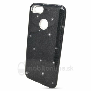 Puzdro Shimmer Case TPU Huawei Y7 - čierne