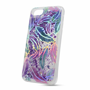 Puzdro Shimmer Design TPU iPhone 7/8/SE 2020 - lístie