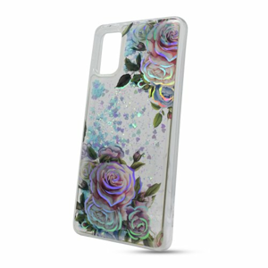 Puzdro Shimmer Design TPU Samsung Galaxy A41 A415 - kvety
