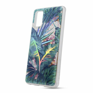 Puzdro Shimmer Design TPU Samsung Galaxy A41 A415 - zelené