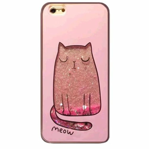 Puzdro Shimmer Design TPU Samsung Galaxy S8 G950 Cat - ružové