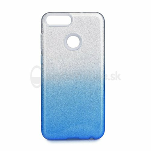 Puzdro Shimmer TPU 3in1 Huawei P Smart - strieborno-modré
