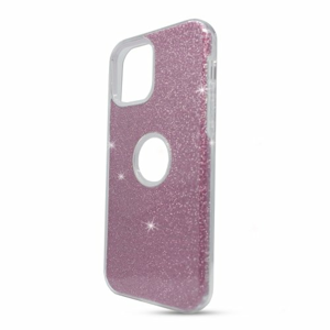 Puzdro Shimmer TPU iPhone 12 Mini - ružové