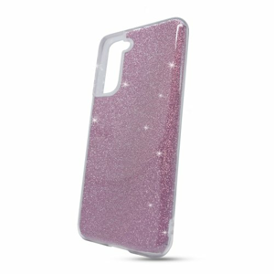 Puzdro Shimmer TPU Samsung Galaxy S21 G991 - ružové