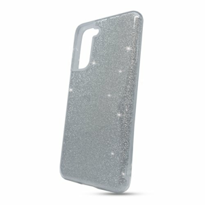 Puzdro Shimmer TPU Samsung Galaxy S21+ G996 - strieborné