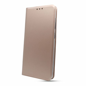 Puzdro Skin Book Motorola G8 Power Lite - ružovo zlaté