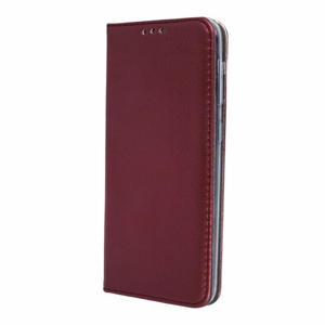 Puzdro Smart Magnetic Book iPhone 13  - Červené (Vínové)