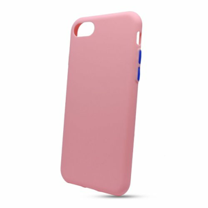 Puzdro Solid Silicone TPU iPhone 7/8/SE 2020 - svetlo ružové