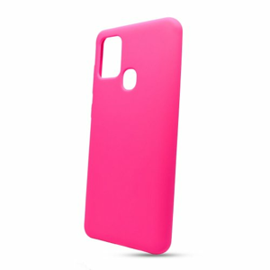 Puzdro Solid Silicone TPU Samsung Galaxy A21s A217 - neon ružové