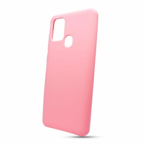 Puzdro Solid Silicone TPU Samsung Galaxy A21s A217 - svetlo ružové