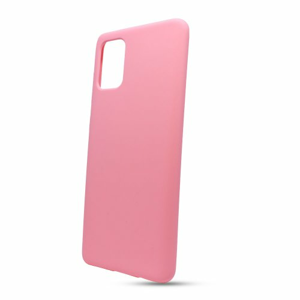 Puzdro Solid Silicone TPU Samsung Galaxy A41 A415 - svetlo ružové