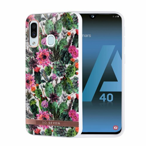 Puzdro SoSeven Coque Phuket TPU Silicone Samsung Galaxy A40 A405 Fleur Rose (EU Blister)