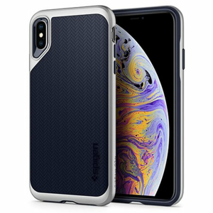 Puzdro Spigen Neo Hybrid iPhone Xs Max - satin silver