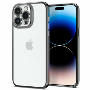 Puzdro Spigen Optik Crystal iPhone 14 Pro Max - šedé