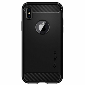 Puzdro Spigen Rugged Armor iPhone X/Xs - čierne